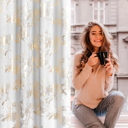 ZASŁONA GOTOWA CELIA 140 X 250 CM BIAŁY