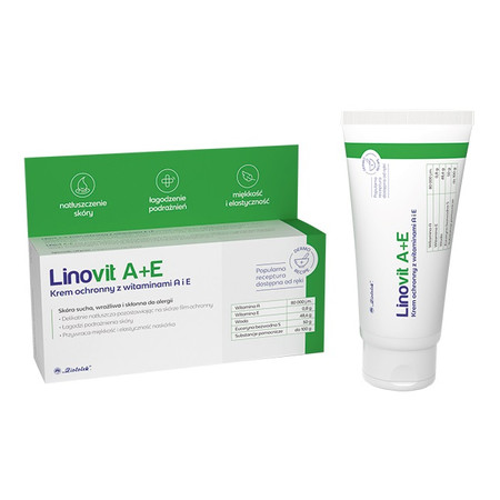 Linovit − A+E Krem ochronny z witaminą A, E − 50 g