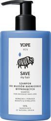 Yope Men - Save My Hair Szampon do włosów nadmiernie wypadajacych 300ml