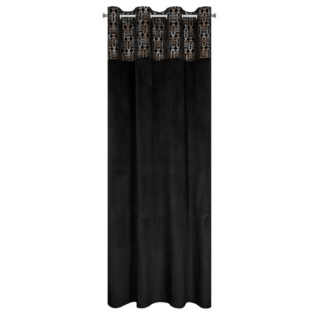 ZASŁONA GOTOWA LIZA 140 X 250 CM CZARNY