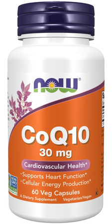NOW FOODS Koenzym Q10 30 mg (60 kaps.)