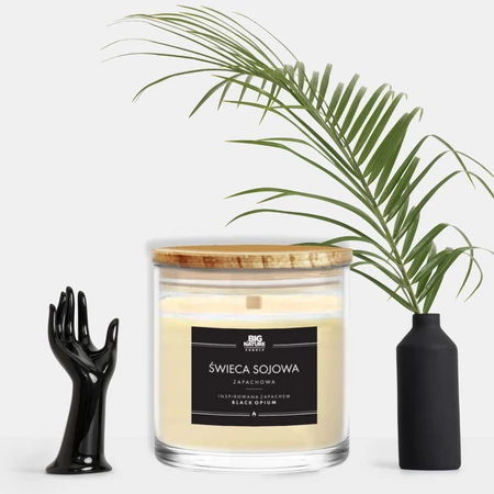 Big Nature Świeca Sojowa BLACK OPIUM 215 g
