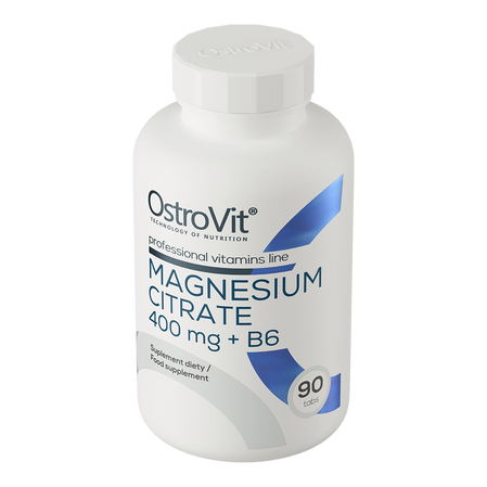 Zestaw 2x OstroVit Cytrynian Magnezu 400 mg + B6 90 tabl.