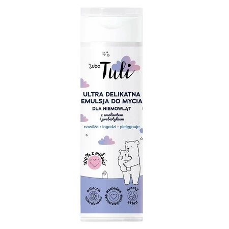 Tuli ultra delikatna emulsja do mycia dla niemowląt z emolientem i prebiotykiem 250ml