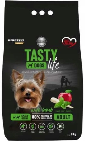 Tasty Dogs Life Karma dla psa z jagnięciną 8 kg, mini i małe rasy