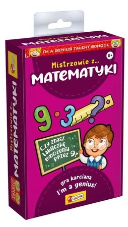 I'm a Genius Talent School Mistrzowie z matematyki - edukacyjna gra karciana PL92284