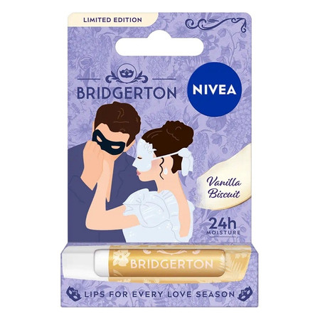 Bridgerton Edition Sophie&amp;Benedict pielęgnująca pomadka do ust Vanilla Biscuit 4.8g