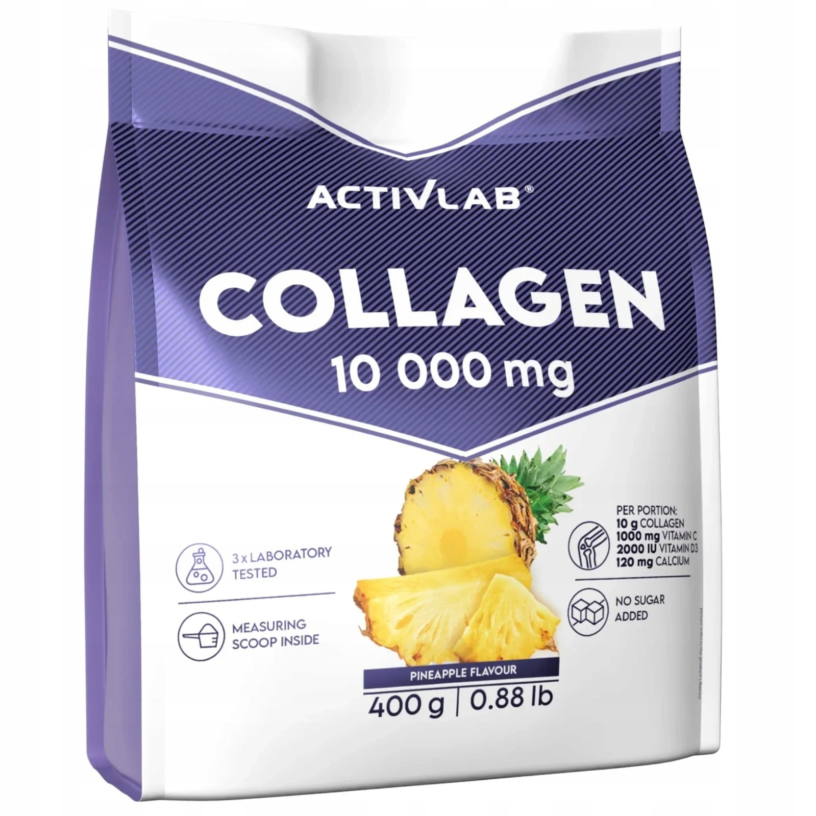 Activlab Collagen 10 000 mg 400 g smak ananas - Nabea.pl