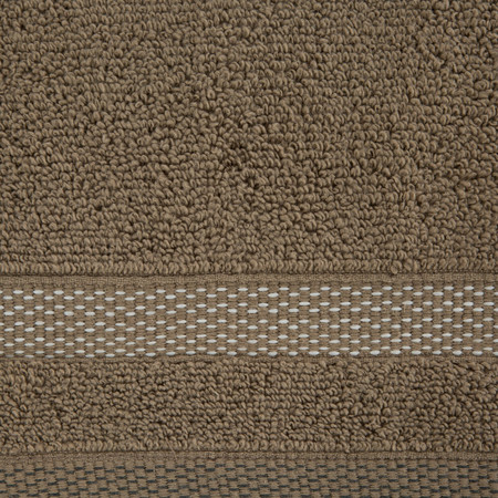 Ręcznik Riki (05), 70 x 140 cm, Jasnobrązowy