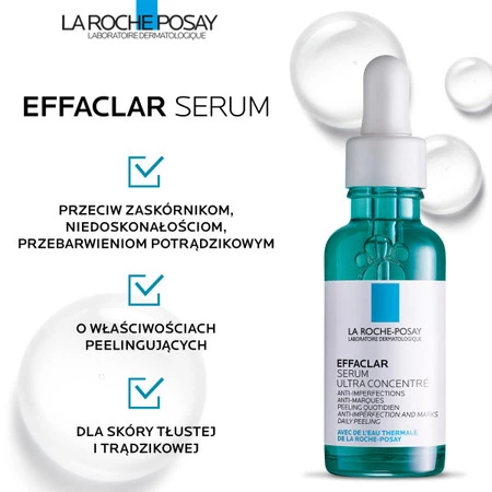 La Roche-Posay Effaclar skoncentrowane serum do twarzy 30 ml