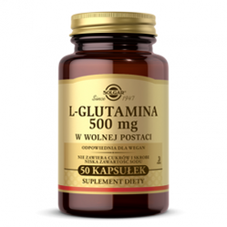 Solgar L-glutamina 500 mg 50 kaps.