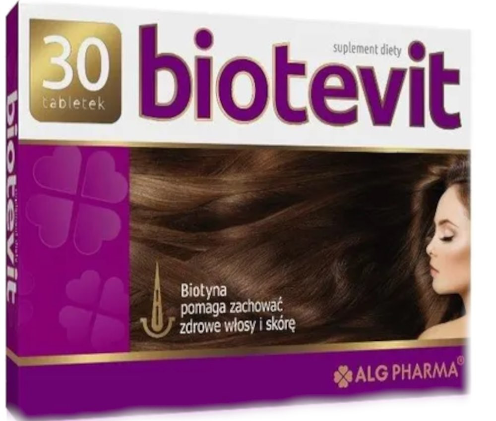 Alg Pharma Biotevit na piękne włosy 30 tabl. - Nabea.pl