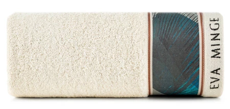 Ręcznik Eva3 50 x 90 cm, Kremowy