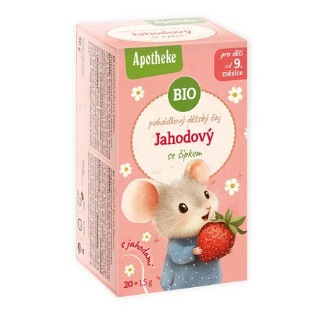 Apotheke Bio Herbatka Bajkowa Dla Dzieci - Dzika Róża, Rokitnik i Truskawka (20 x 1,5g)