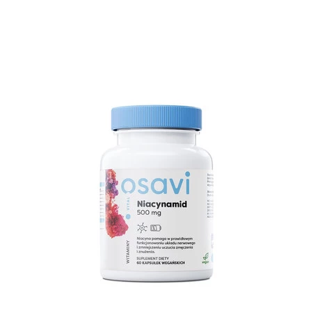 Osavi Witamina B3 (Amid kwasu nikotynowego) 500 mg 60 kaps.