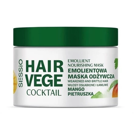 Hair Vege Cocktail emolientowa maska odżywcza do włosów Mango i Pietruszka 250g