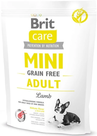 Brit Care MINI Grain Free ADULT Lamb 400g