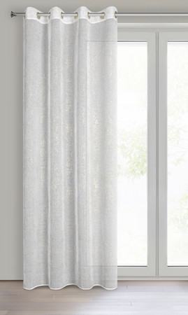 FIRANA GOTOWA ANITA 140 X 250 CM BIAŁY