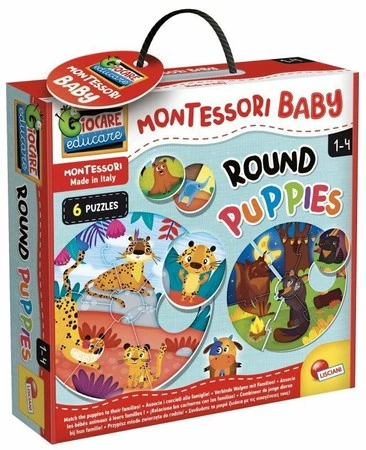 Montessori Baby Puzzle okrągłe 106004 LISCIANI