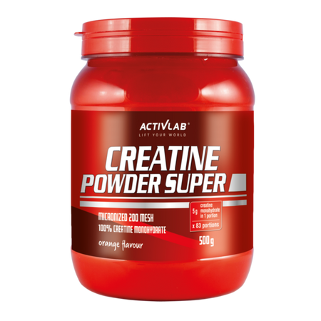 ACTIVLAB CREATINE POWDER SUPER Kreatyna 500g smak lemon