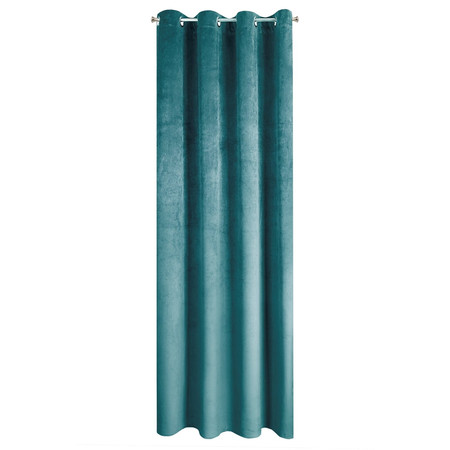ZASŁONA GOTOWA PIERRE 140 X 250 CM TURKUSOWY