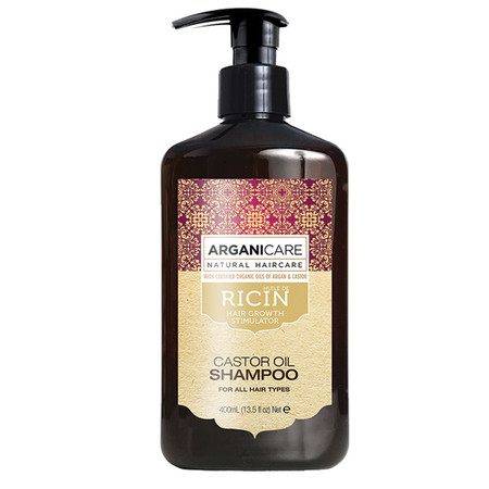 Arganicare − Castor Oil Shampoo, szampon z olejem rycynowym − 400 ml