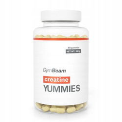 GymBeam CREATINE YUMMIES ŻELKI Kreatyna żelki monohydrat 60szt smak ananas
