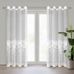 FIRANA GOTOWA ALEXIA 140 X 250 CM BIAŁY