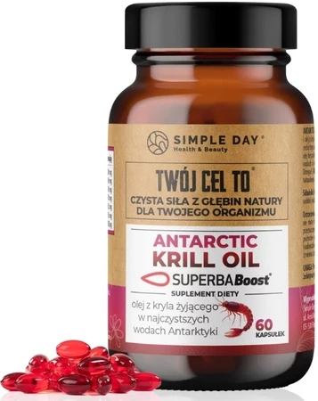 Twój Cel to Antarctic Krill Oil olej z Kryla Omega-3 na wsparcie odporności 60 kaps.