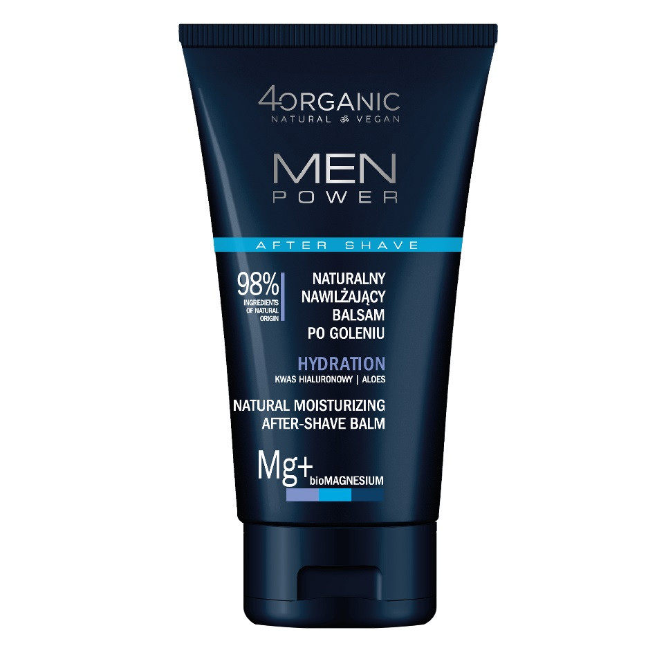 4organic MEN POWER nawilżający balsam po goleniu 150ml - Nabea.pl