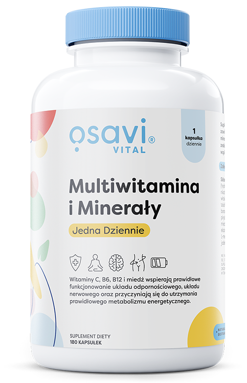 Osavi Multiwitamina i Minerały Jedna Dziennie 180 kaps. - Nabea.pl