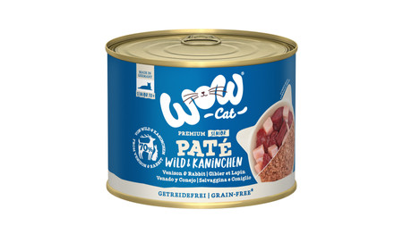 Zestaw 10x WOW CAT Senior Wild Kaninchen - dziczyzna z królikiem dla kota seniora 200g