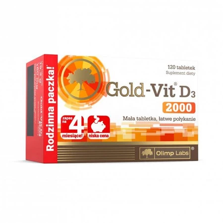 Olimp Witamina Gold-Vit D3 2000 - 120 tabl.