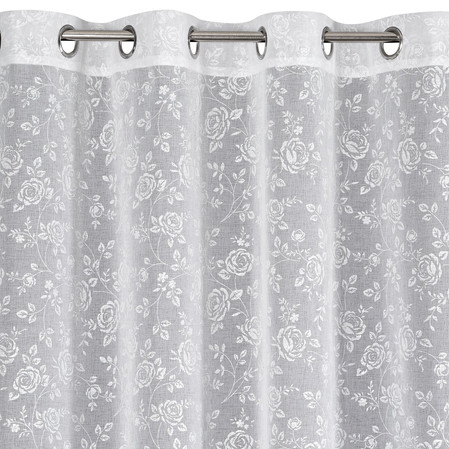 ZASŁONA GOTOWA HOLLY 140 X 250 CM BIAŁY