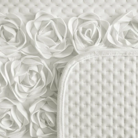 Narzuta CERAMIKA ROSES 170 X 210 CM KREMOWY