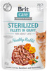 BRIT Care Cat GF STERILIZED Rabbit Królik Sos 85g