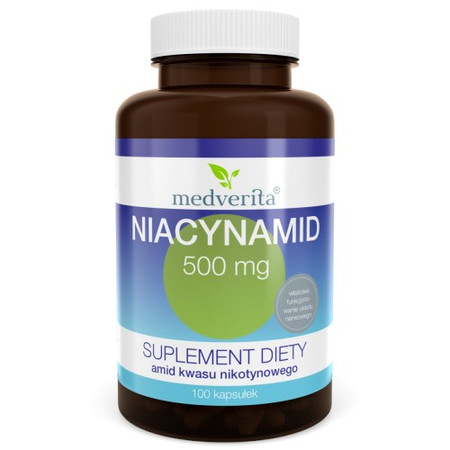 Medverita Niacynamid 500 mg - 100 kaps.