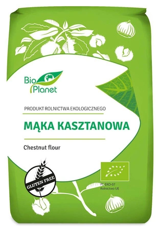 Bio Planet − Mąka kasztanowa bezglutenowa  BIO − 700 g