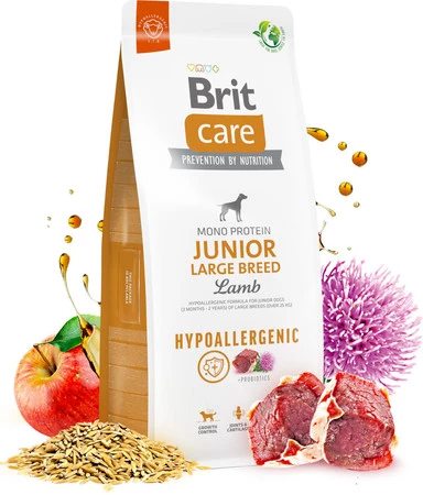 Brit Care Dog Hypoallergenic Junior Large Breed Lamb 1kg