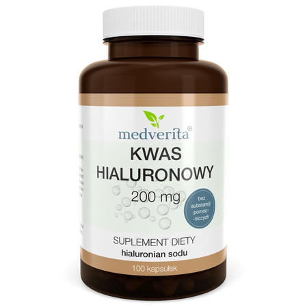 Medverita Kwas Hialuronowy 200 mg 120 kap
