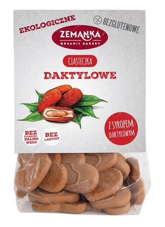 ZEMANKA CIASTKA DAKTYLOWE BEZGLUTENOWE BIO 100 g