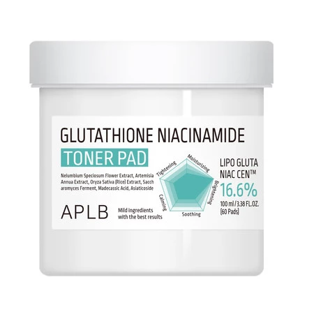 Glutathione Niacinamide Toner Pad płatki tonizujące do twarzy 60szt.