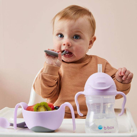 B.BOX BB00518 Bidon ze słomką 240 ml Boysenberry