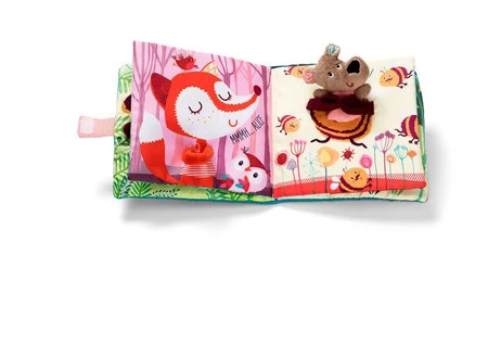 LILLIPUTIENS Książeczka z mini-pacynką na palec wielofunkcyjna