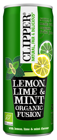 CLIPPER NAPÓJ OWOCOWY O SMAKU CYTRYNA - LIMONKA - MIĘTA BIO 250 ml