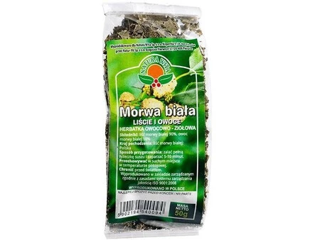 NATURA-WITA Herbatka Morwa Biała - liście i owoce 50g