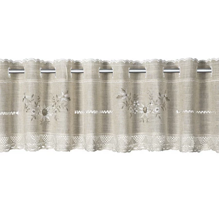 FIRANA GOTOWA VERONICA NA TAŚMIE 150 X 30 CM BEŻOWY