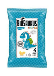 BioSaurus − Chrupki kukurydziane Dinozaury z solą morską bezgl. BIO − 4 x 15 g