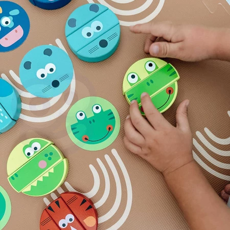 TOOKY TOY Klocki Zwierzęta Gra Zręcznościowa