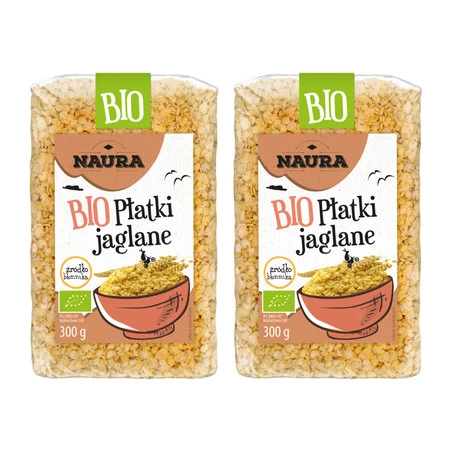 Zestaw 2x Płatki jaglane BIO 300 g